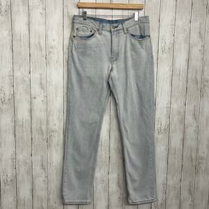 Levi's 511 Light Wash Slim Flit Straight Leg Basic Plain Denim Cotton Jeans 33